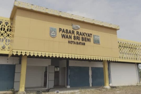 Pasar Rakyat Wan Sri Beni di Sekupang Batam Terbengkalai, Aset APBN Rp2,5 Miliar Dijarah OTK